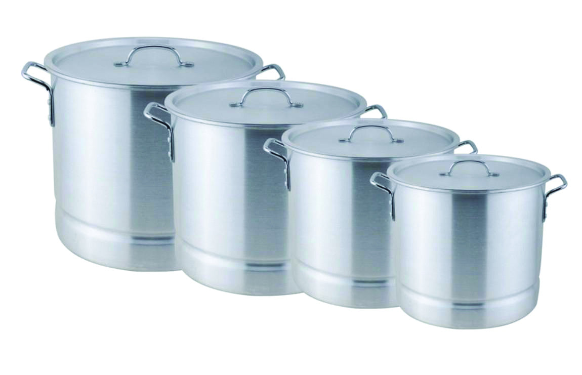 12 PC Tamales Aluminum Stock Pot Set With Steamer Rack
