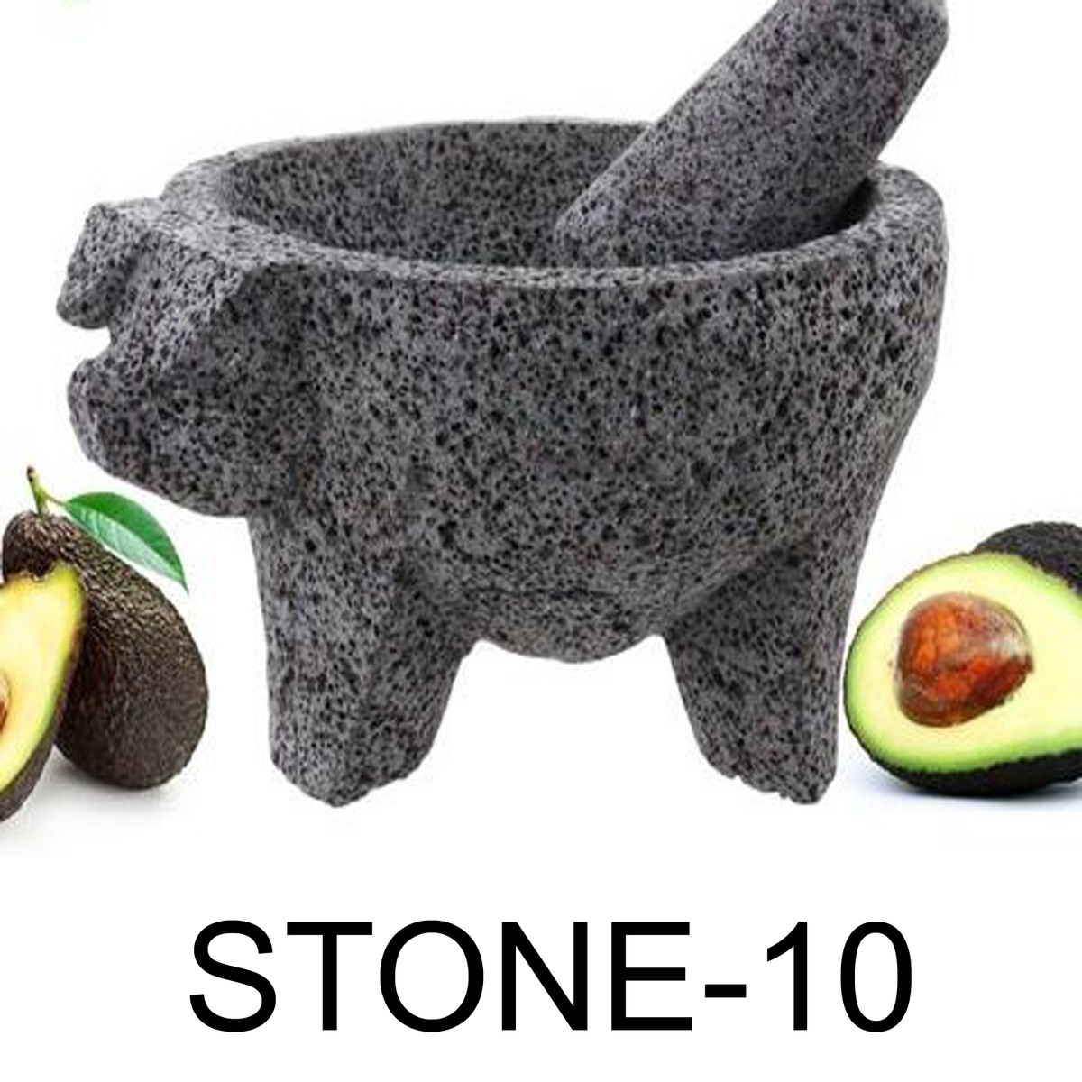 10" Molcajete Pig Face
