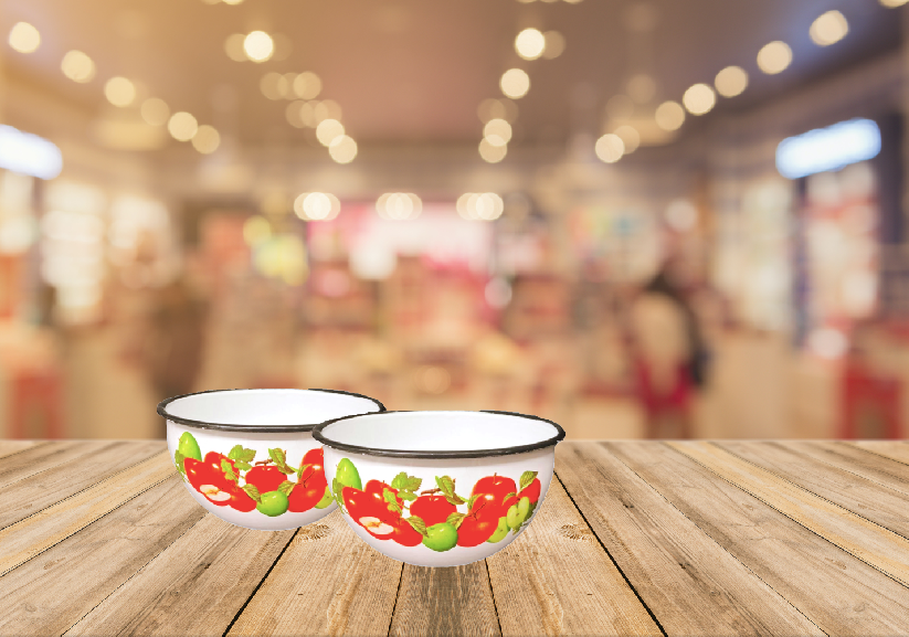 16cm Apple Soup Bowl Enamel