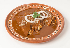 18cm Brown Round Clay Plate