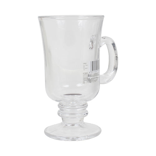 2 PC Blingmax Coffee Glass Cup with Handle