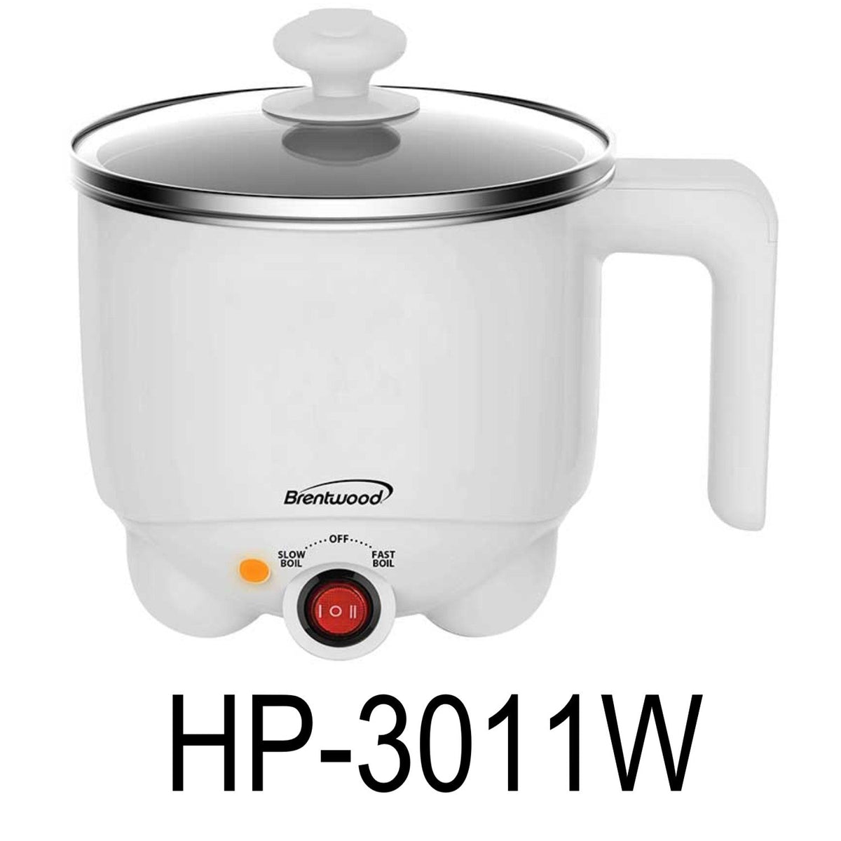 1.1 QT Brentwood White Electric Hot Pot