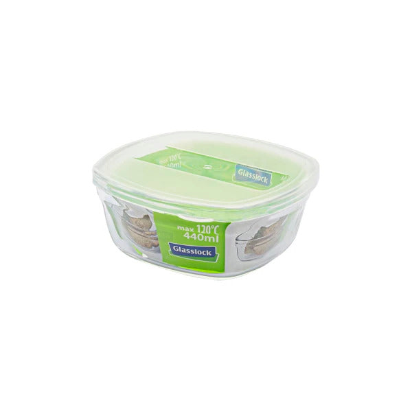 2 Cup Glasslock Square Food Storage Container