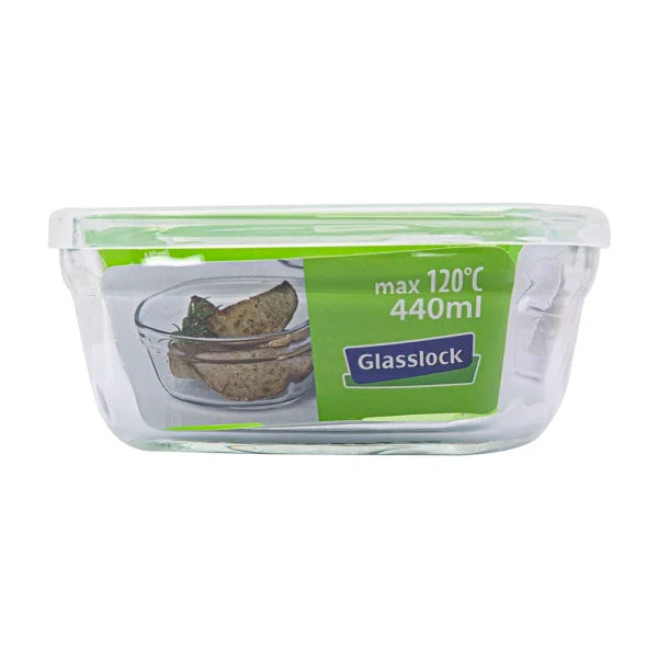 2 Cup Glasslock Square Food Storage Container