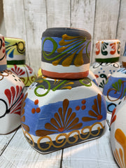 1 PC Water Carafe Hand made clay, water carafe/licorera/bed side decanter/tequilero