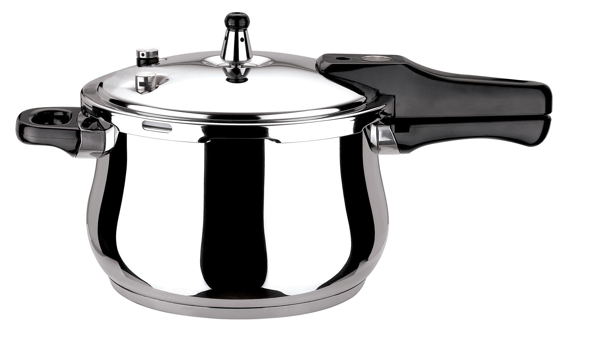16 cm Pressure Cooker Heavy Duty Double Bottom with Extra Plastic Ring