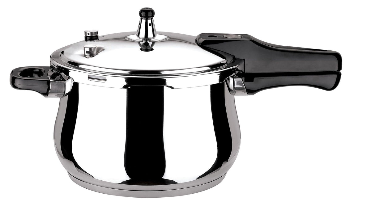 18 cm Pressure Cooker Heavy Duty Double Bottom with Extra Plastic Ring