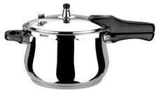 16 cm Pressure Cooker Heavy Duty Double Bottom with Extra Plastic Ring