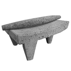 16" Volcanic Stone Metateh