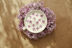 12 PC Emerald Bohemian Tea Set
