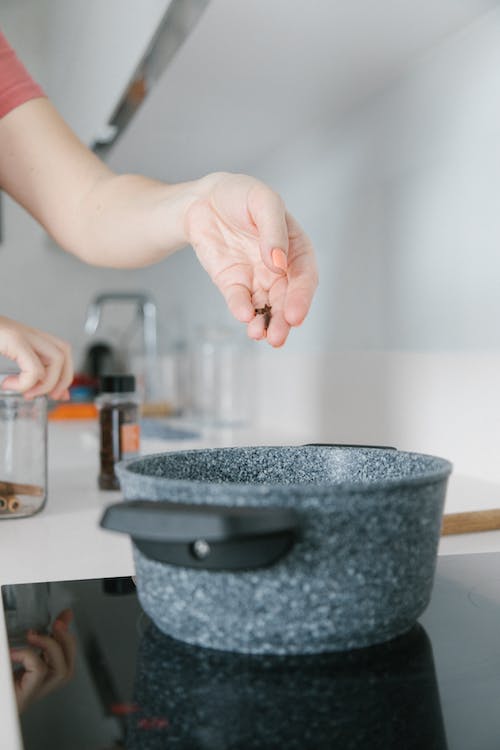 18cm Black Granite Coating Aluminum Deep Pot