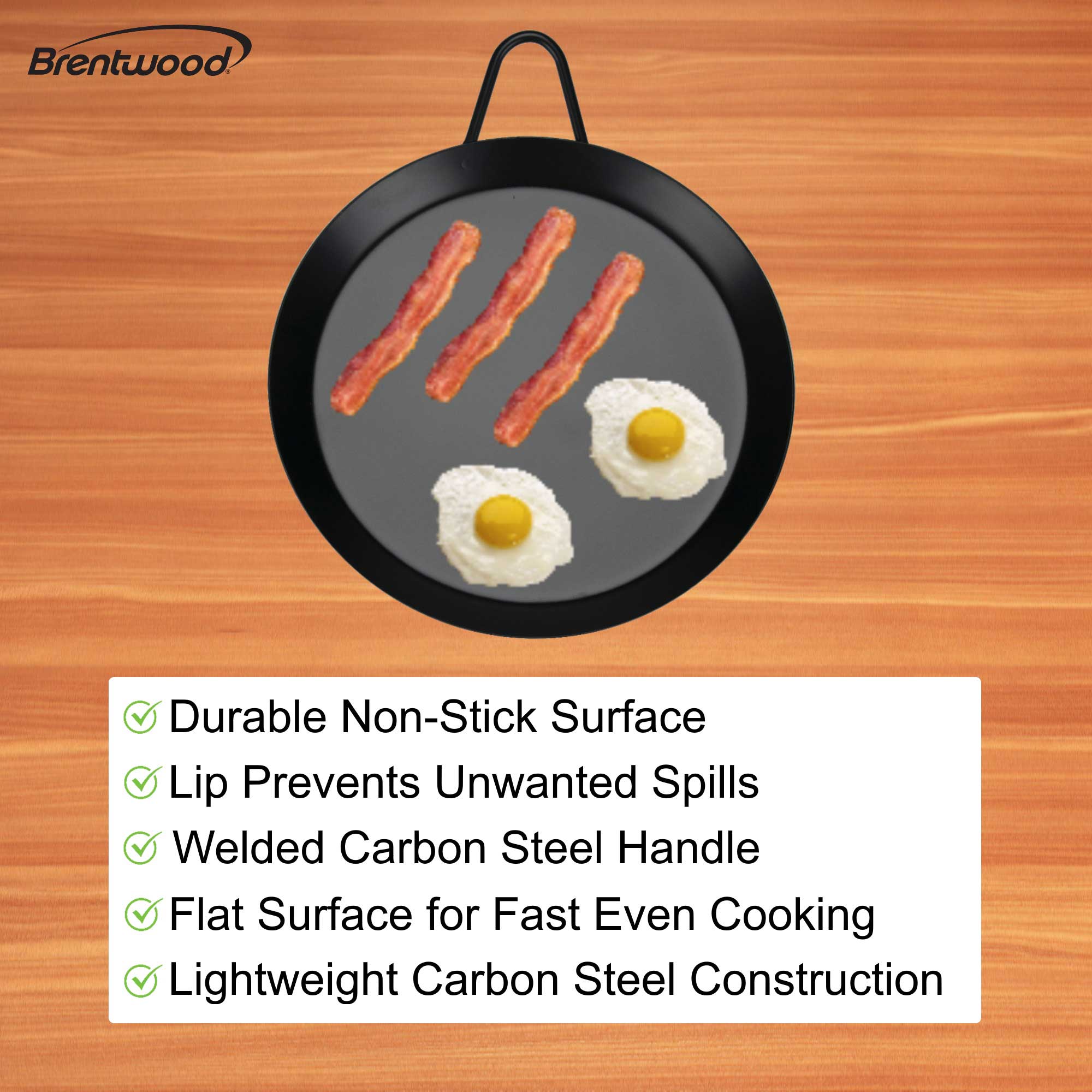 11” Brentwood Round Griddle Comal