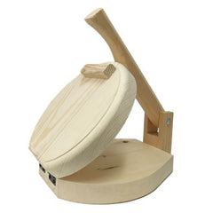 12" Round Wooden Tortilla Press