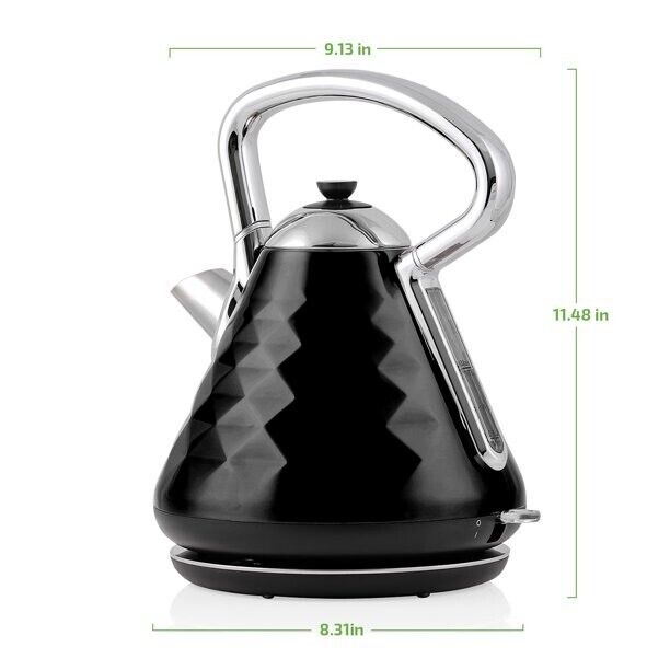 1.7L Ovente Electric Kettle Hot Water Boiler