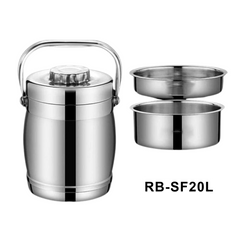 2 L Insulated Stainless Steel 304 Hot and Cold 2-pc Food Container