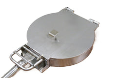 11 Inch Stainless Steel Tortilla Press – Heavy Duty Roti Maker, Corn Tortilla Maker, Manual Dough Press for Mexican Cooking RB-01
