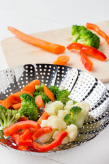 11" Stainless Steel Folding Steamer Basket